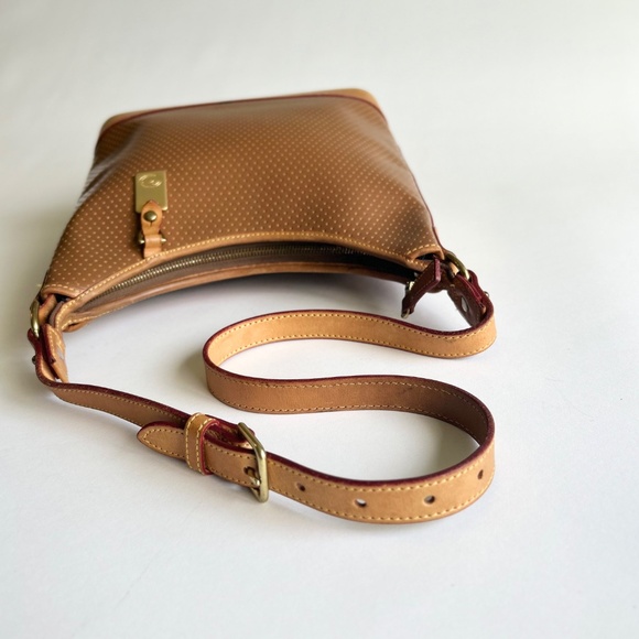 Dooney & Bourke Tan Brown Leather Hobo Shoulder Bag - Picture 10 of 15